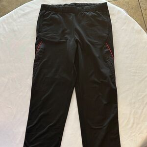 Avia Black Joggers with Red Trim